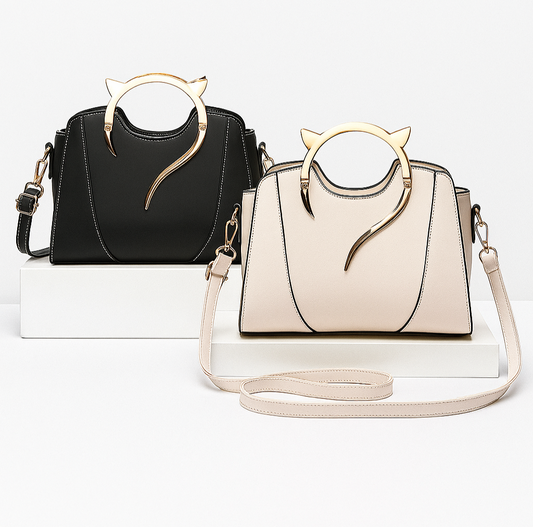 KYVA Luxe Cat Ear Shoulder Bag