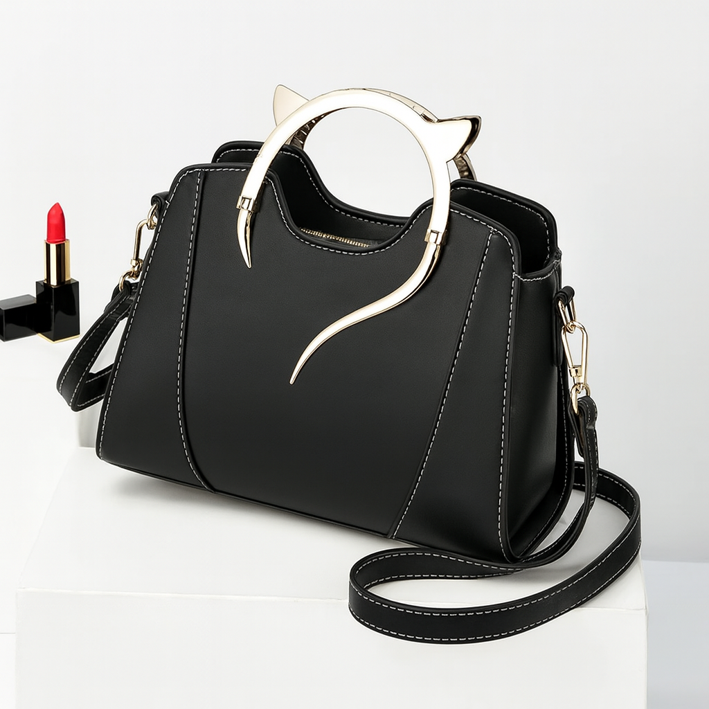 KYVA Luxe Cat Ear Shoulder Bag