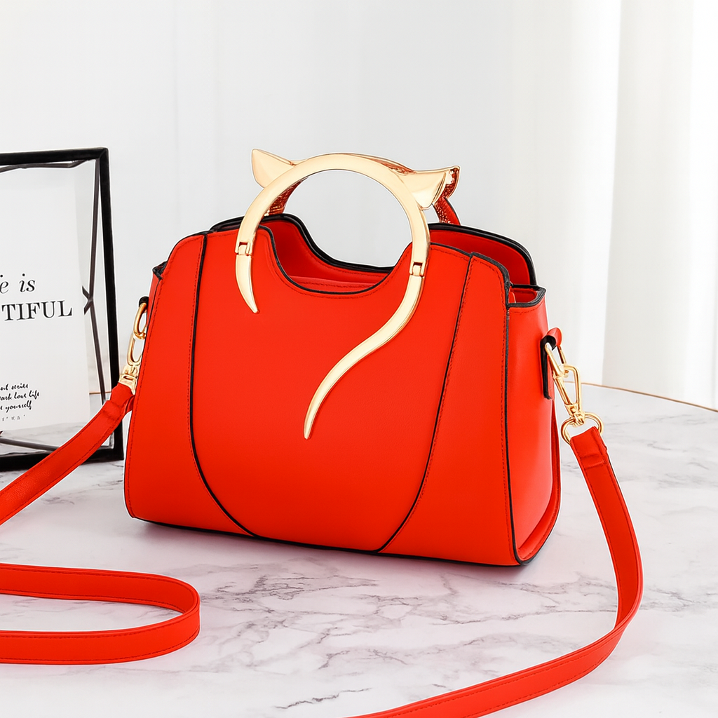 KYVA Luxe Cat Ear Shoulder Bag